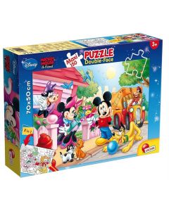 LISCIANI Puzzle Maxi Miki Maus 2u1 složi I oboji -150 delova - 31729