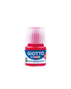 Boja akrilna crvena scarlet 25ml giotto decor 538108 - 31735