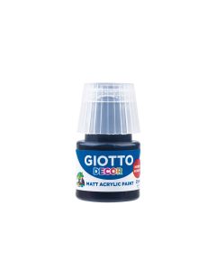Boja akrilna crna black 25ml giotto decor 538124 - 31748