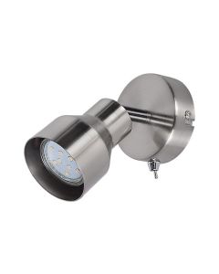 Rabalux Spot rasveta Blake GU10 1x MAX 50W brušeni hrom (3183) - 3183