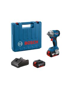 BOSCH Aku udarni odvrtač GDS 18V-350; 2x4,0Ah + punjač + kofer 06019M5021