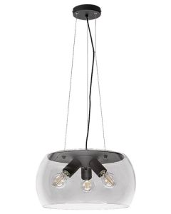 Rabalux Visilica Ursula E27 3x MAX 40W crna (3190)