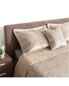 DEKOR DOM Prekrivač SET LUSSO DOUBLE - Beige - 023916
