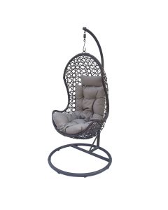 eHomeGarden Viseća ljuljaška jaje, korpa 82 x 62 x 119 cm - 32-412000