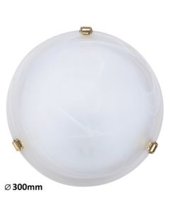 Rabalux Plafonjera Alabastro E27 1x MAX 60W belo staklo - alabaster (3201) - 3201