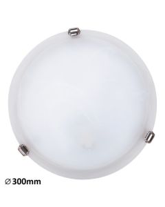 Rabalux Plafonjera Alabastro E27 1x MAX 60W belo staklo - alabaster (3202) - 3202