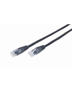 GEMBIRD PP12-5M/BK Mrezni kabl, CAT5e UTP Patch cord 5m black - 1212