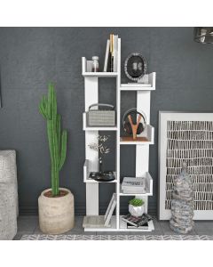 HANAH HOME Polica za knjige Luisa, bela - 322RTC1106
