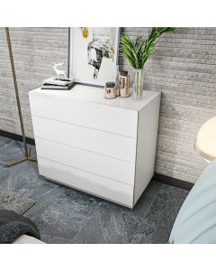 HANAH HOME Komoda za spavaću sobu Lines, bela