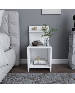 HANAH HOME Noćni ormarić Ullman, bela