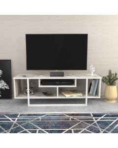 HANAH HOME TV polica Asal 120, mermer bela