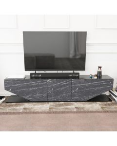 HANAH HOME TV komoda Inci, crna - 322RTC2447