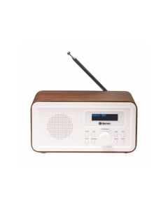 DENVER Radio DAB-30DW, braon/bela