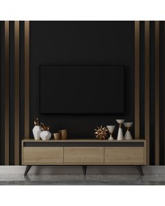 HANAH HOME TV komoda Century, svetlobraon