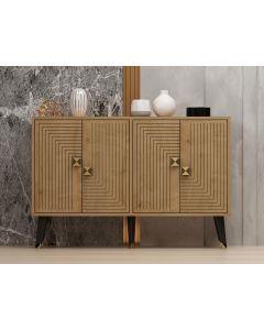 HANAH HOME Komoda Ahart, braon - 327ODS1224