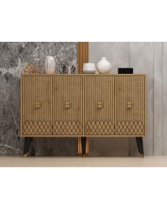 HANAH HOME Komoda Cabin, svetlobraon