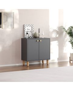 HANAH HOME Komoda Lina, antracit
