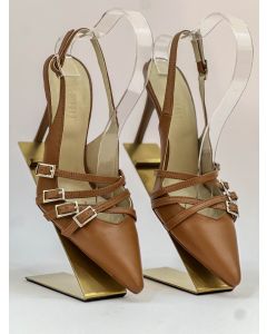 AZIBI Ženska sandala na štiklu