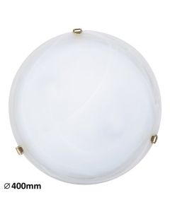 Rabalux Plafonjera Alabastro E27 2x MAX 60W belo staklo - alabaster (3301) - 3301