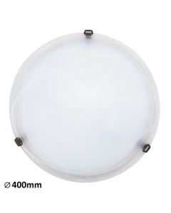 Rabalux Plafonjera Alabastro E27 2x MAX 60W belo staklo - alabaster (3303) - 3303