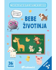 Zrnce kartice – Bebe životinja – latinica