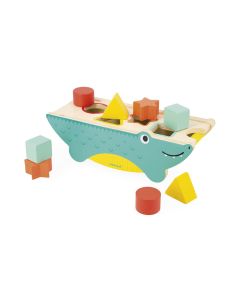 JANOD Tropik - Krokodil za sortiranje oblika