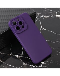 Maska za iPhone 13 6.1 mat tamno ljubicasta Teracell Giulietta