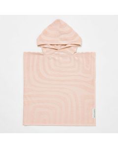 SUNNYLIFE Peškir-pončo za plažu, roze - S2VHOMPN