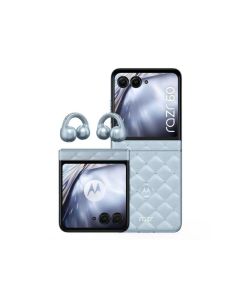 MOTOROLA Razr 60 8/256GB + moto buds loop Swarovski Edition, srebrna