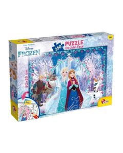 LISCIANI Puzzle Frozen 2u1 složi I oboj - 250 delova - 33586