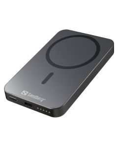 SANDBERG Powerbank Mag 420-96, Wireless ALU, 5000 mAh - 39623-1
