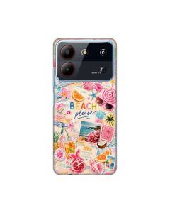 Maska za ZTE Blade A54 Beach Please Silikonska Print Skin