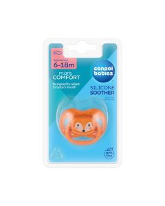 CANPOL BABIES SILIKONSKA VARALICA 6-18M CUTE ANIMALS ORANGE 34/925_ORA
