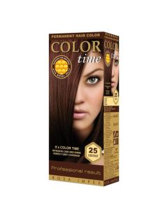 COLOR TIME 25 Kesten Boja za Kosu - Trajna Boja sa Matičnim Mlečom
