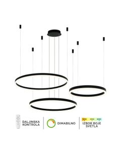 FORMA LED plaf. lampa 130W 3000K-6400K F2047-130C BK