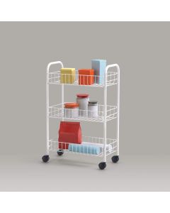 METALTEX Kuhinjska polica Siena, bela