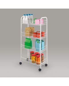 METALTEX Kuhinjska polica Pisa, bela