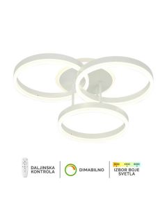 FORMA LED plaf. lampa 82W 3000K-6400K F2047-82C WH