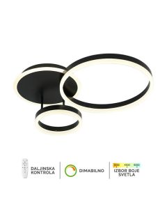 FORMA LED plaf. lampa 66W 3000K-6400K F2047-66C BK