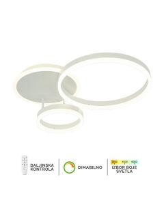 FORMA LED plaf. lampa 66W 3000K-6400K F2047-66C WH