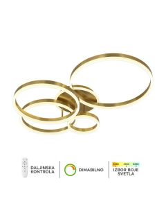 FORMA LED plaf. lampa 132W 3000K-6400K F2047-132C SG