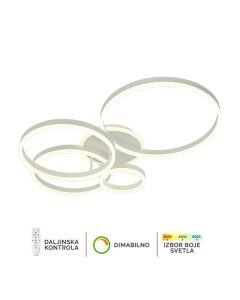 FORMA LED plaf. lampa 132W 3000K-6400K F2047-132C WH