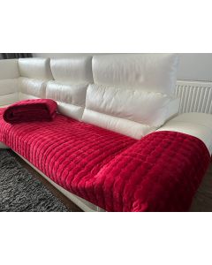 VIKTORIJA Fleker trodelni Bordo - VLK000477-bordofleker