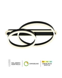 FORMA LED plaf. lampa 76W 3000K-6400K F2047-76P BK