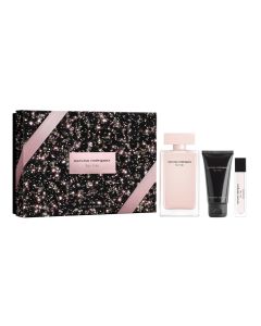 Narciso Rodriguez For Her Gift Set ( EDP 100 ml + BL 50 ml + EDP 10 ml )