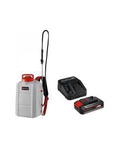 EINHELL Aku leđna prskalica + Power-X-Change 18V 4,0Ah punjač i baterija GE-WS 18/150 Li - Solo
