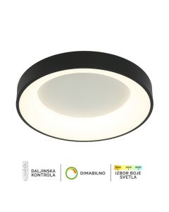 FORMA LED plaf. lampa 66W 3000K-6400K F2049-66C BK