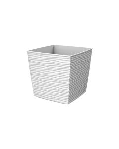 GARDINO Saksija 20x20x17.3cm Finesa, bela - 34476