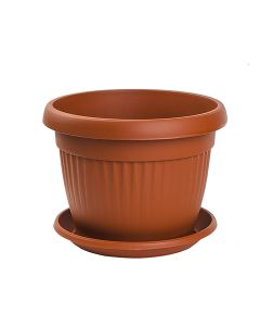 GARDINO Saksija sa podmetačem 36cm Mediteran, terakota - 34487-1
