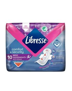 LIBRESSE Maxi Night+ – higijenski ulošci (10 komada)